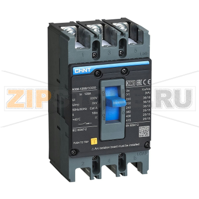 Выключатель автоматический 40 A, 25 кА Chint NXM-125S/3P 
