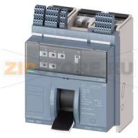 fixed-mounted molded case circuit breaker w. handle frame 1600; 4AUX and trip alarm switch S24; Icu "H" Icu=85kA @ 415V, 3-pole ETU350, LSI, In=1000A rotary coding switch Ir=400...1000A Isd=1...10xIn, Ii=1.5...15xIn N conductor protec. adjustable opt. w.