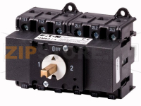 Переключатель, QM, 63 A, 2x3-полюсн., с валом привода, 6 мм квадратный Eaton QM63/3