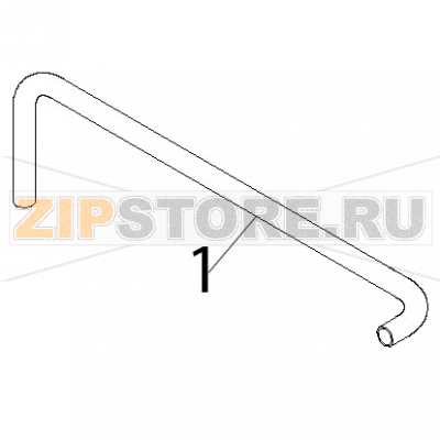 Comp. rinse pipe Fagor ADE-120B Comp. rinse pipe Fagor ADE-120BЗапчасть на деталировке под номером: 1Название запчасти Fagor на английском языке: Comp. rinse pipe ADE-120B.