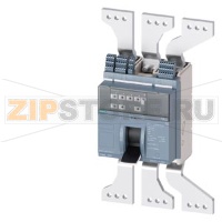 fixed-mounted molded case circuit breaker w. handle frame 1600; 4AUX and trip alarm switch S24; Icu "C" Icu=110kA @ 415V, 3-pole ETU360, LSIG, In=1000A rotary coding switch Ir=400...1000A Isd=1...10xIn, Ii=1.5...15xIn N conductor protec. adjustable opt. w