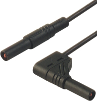 Провод испытательный 2 м, 16 A, 1000 В/AC/DC, черный Hirschmann 934184100