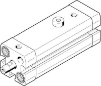 Зажим линейно-поворотный Festo CLR-20-20-R-P-A