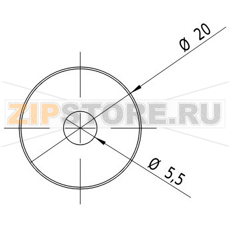 Модуль лазерный, красный, 5 МВт Picotronic LE650-5-3(20x75)30-C3000 