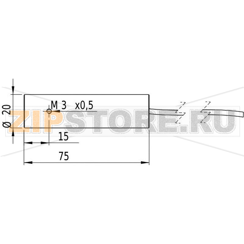 Модуль лазерный, красный, 5 МВт Picotronic LE650-5-3(20x75)30-C3000 