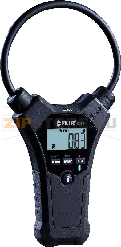 Клещи токовые, цифровые, CAT IV 600 В, CAT III 1000 В, 3000 точек FLIR CM55 