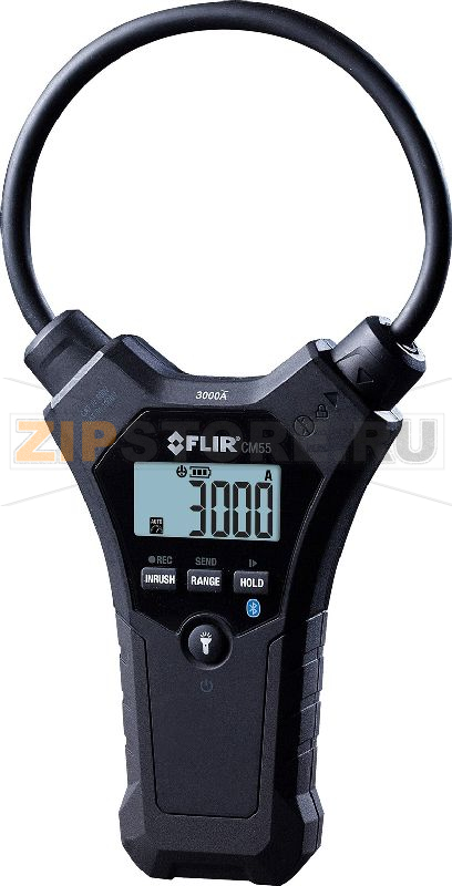 Клещи токовые, цифровые, CAT IV 600 В, CAT III 1000 В, 3000 точек FLIR CM55 