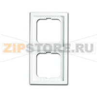 Рамка двухместная, альпийский белый ABB 2CKA001754A4508