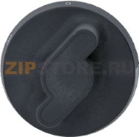 BLACK KNOB ø 73 mm 0-100°C