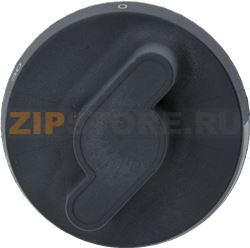 BLACK KNOB ø 73 mm 0-100°C 