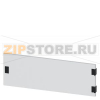 SIVACON, compartment door, right, IP40, H: 300 mm, W: 800 mm, RAL 7035, Protection class 1 Siemens 8MF1380-2UT34-0BA2