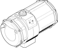 Привод неполноповоротный Festo DAPS-2880-090-R-F16