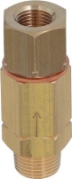 VALVOLA DI NON RITORNO ø 3/8M-1/4F
