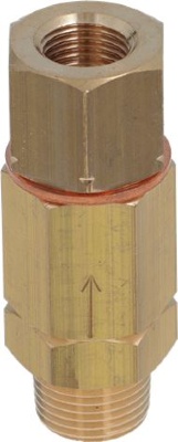 VALVOLA DI NON RITORNO ø 3/8M-1/4F 