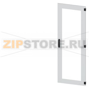 SIVACON, door, right, inspection window, IP55, H: 1800 mm, W: 600 mm, RAL 7035, Protection class 1 Siemens 8MF1860-2UT14-0BE2 