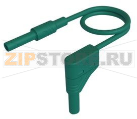 Провод тестовый 1 м, зеленый Hirschmann MAL S WG-B 100/2,5 GREEN 
