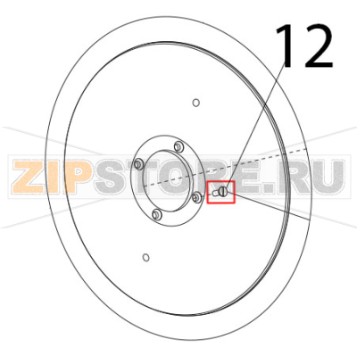 Vite TSP-DIN963, M5x14 Sirman Palladio 350 Vite TSP-DIN963, M5x14 Sirman Palladio 350Запчасть на деталировке под номером: 12