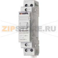 Реле импульсное 24 V (DC), 16 A, 4000 VA Finder 20.21.9.024.4000