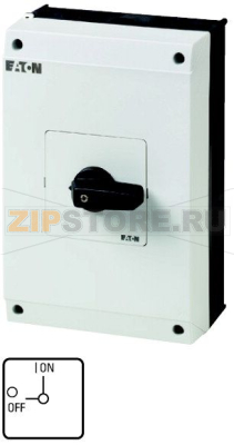 Переключатель вкл/выкл, T5B, 63 A, 1 модуль, 1-полюсный Eaton T5B-1-8200/I4 