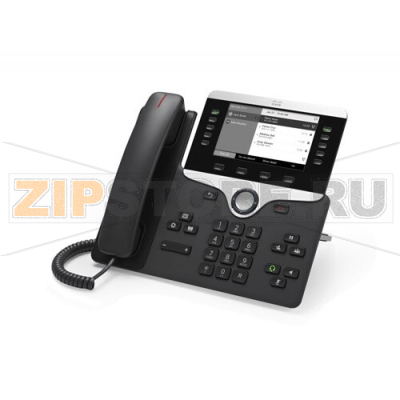 IP-телефон 48 В/DC, 1xGE, 5xSIP, 800x480 пкс Cisco CP-8811-K9= 