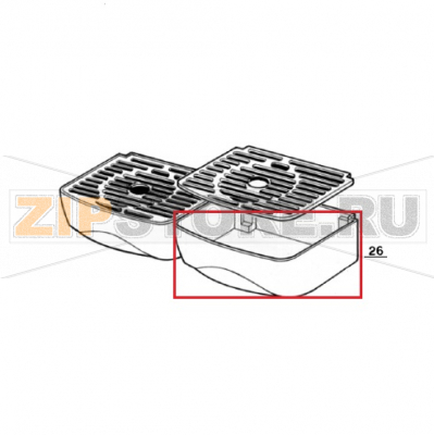 Drip tray Ugolini MT 2 Drip tray Ugolini MT 2

Запчасть на сборочном чертеже под номером: 26

Название запчасти Ugolini на английском языке: Drip tray Ugolini MT 2