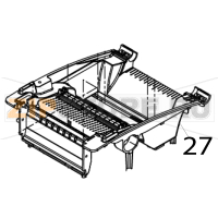 Lower inner cover / Beige TSC TTP-244CE