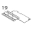 Black mylar (For black mark sensor slot), MOQ 5 pcs TSC TTP-245С