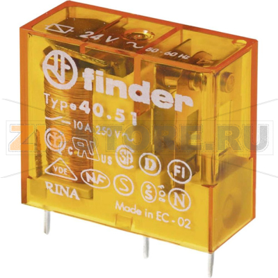 Реле электромагнитное 230 V (AC), 10 А Finder 40.51.8.230.0000 