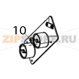Ribbon supply sensor assembly/ red TSC TTP-286MT Ribbon supply sensor assembly/ red TSC TTP-286MTЗапчасть на деталировке под номером: 10