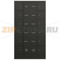 Элемент управления, 12-клавишный, SB/U12.0.1-885, чёрный ABB 2CKA006330A0079