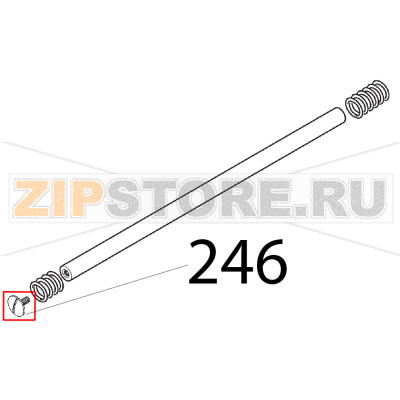 Vite cromata bar. t. Sirman Topaz 250 Vite cromata bar. t. Sirman Topaz 250Запчасть на деталировке под номером: 246