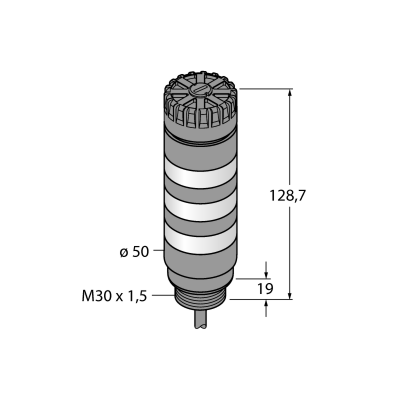 Колонна сигнальная Turck TL50BLGYRA 