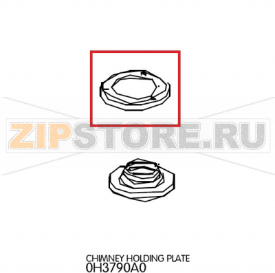 Chimney holding plate Unox XVC 105 Chimney holding plate Unox XVC 105Запчасть на деталировке под номером: 87Название запчасти на английском языке: Motor revolutions sensor Unox XVC 105