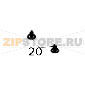 Screw, TP3x6, MOQ 50 pcs TSC TTP-343C Screw, TP3x6, MOQ 50 pcs TSC TTP-343CЗапчасть на деталировке под номером: 20