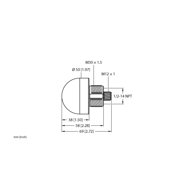 Маяк светодиодный Turck K50LGRBPQ 