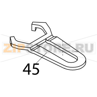 Fork for belt tightener Bear Varimixer AR80 VL-1S Fork for belt tightener Bear Varimixer AR80 VL-1SЗапчасть на деталировке под номером: 45