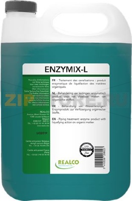 ЭНЗИМНОЕ СРЕДСТВО ДЛЯ УДАЛЕНИЯ ЗАСОРОВ &quot;ENZYMIX L&quot; 5 Л 
