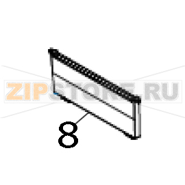 Front cover TSC DA210 Front cover TSC DA210Запчасть на деталировке под номером: 8