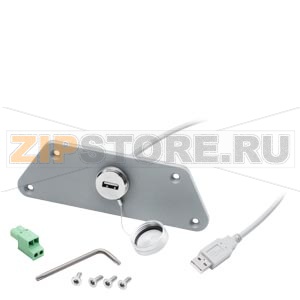 1-портовый USB-интерфейс для полностью закрытых корпусных HMI-устройств, длина кабеля: 0.5m Siemens 6AV7674-0LX00-0AA0 