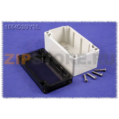 Корпус 120x65x60 мм, материал: пластик, серый, 1 шт Hammond 1554D2GYSL 