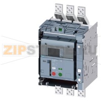 withdrawable circuit breakers with guide frame and PSS 3-pole, frame size 0, IEC In=1250A to 690V, 50/60Hz AC Icu=66kA at 415V Icu=50kA at 500V Icu=50kA at 690V ETU660 electronic trip units LSIG display with tripped signaling switch, RTC and  4Aux auxilia