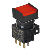 Выключатель кнопочный, Ø отверстия: 16 мм Autonics S16PRS-H3RC5