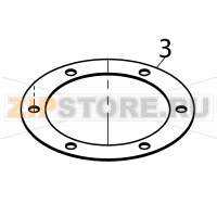 Fluepipe base seal Fagor VE-202