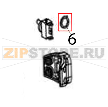 Screw nut M6 Hurakan HKN-FR1GM Screw nut M6 Hurakan HKN-FR1GMЗапчасть на деталировке под номером: 6