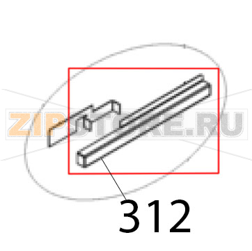 Copertura supp.bulbo forno ele. EM Vortmax SSOC E74 Copertura supp.bulbo forno ele. EM Vortmax SSOC E74Запчасть на деталировке под номером: 312
