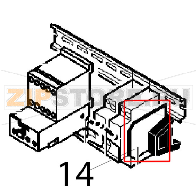 Terminal Angelo Po FC1011G Terminal Angelo Po FC1011GЗапчасть на деталировке под номером: 14