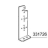 Bracket for 3 thermostats Comenda GFS 90