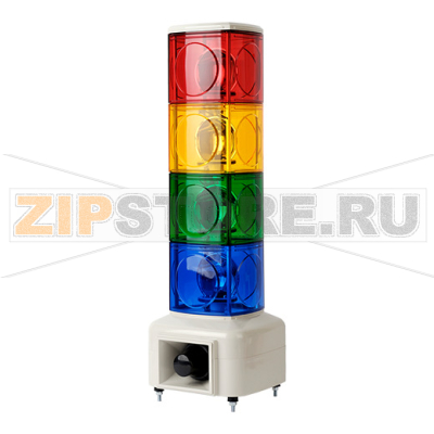 Колонна сигнальная, квадратная, крупногабаритная, рупорная Autonics MSGS-420-RYGB 