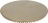 BURNER CAP PRINTED BRASS PARKER