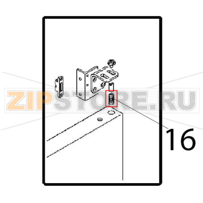 Spring Angelo Po FM611E1 Spring Angelo Po FM611E1Запчасть на деталировке под номером: 16